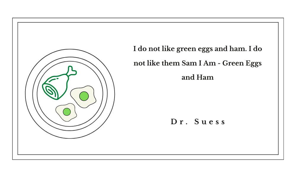 Dr Suess - Green Eggs and Ham